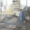 Homeroots 5 x 8 ft. Gray & Blue Leaves Indoor & Outdoor Area Rug 384871 - alternate 7